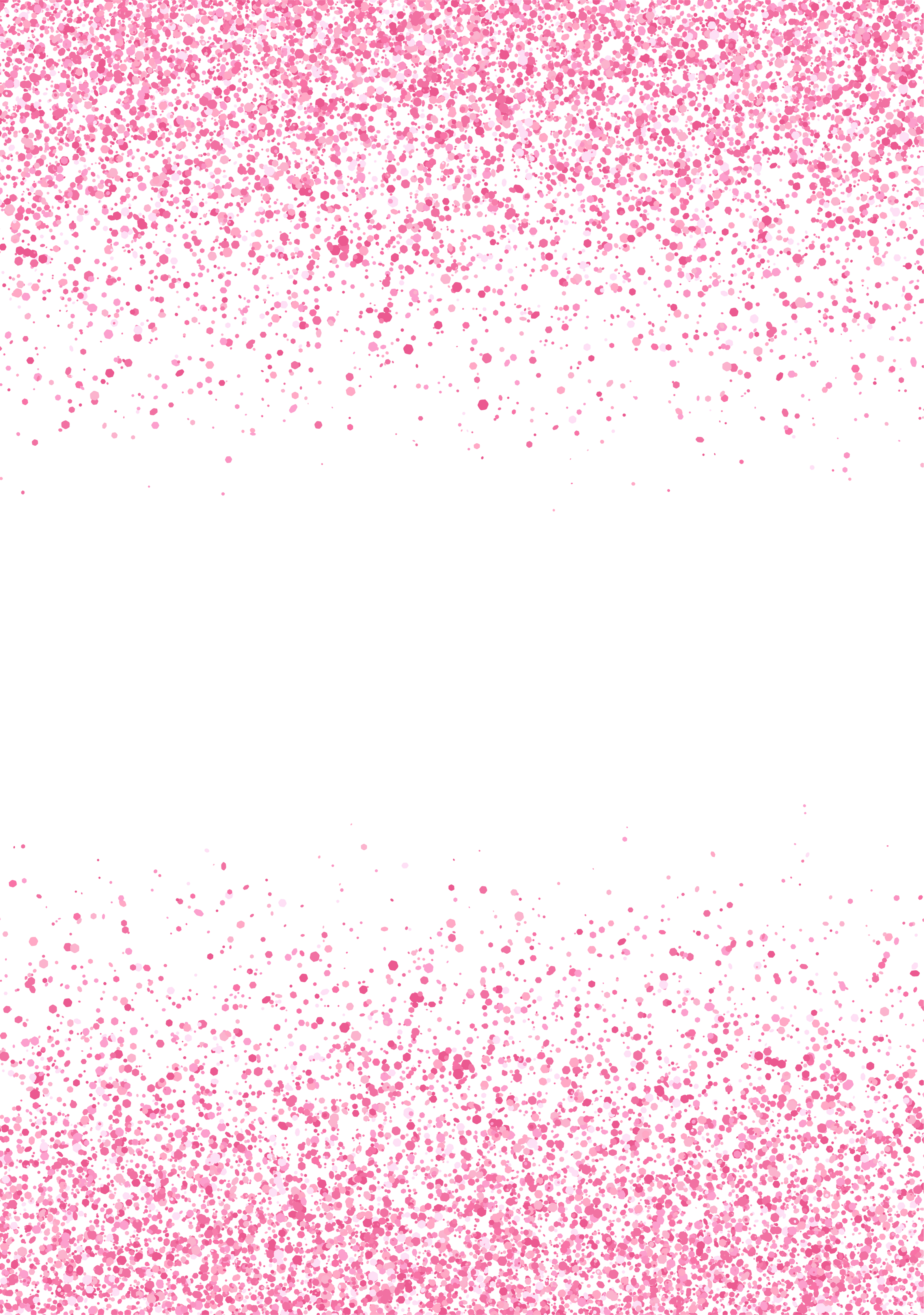 Sparkling pink glitter border