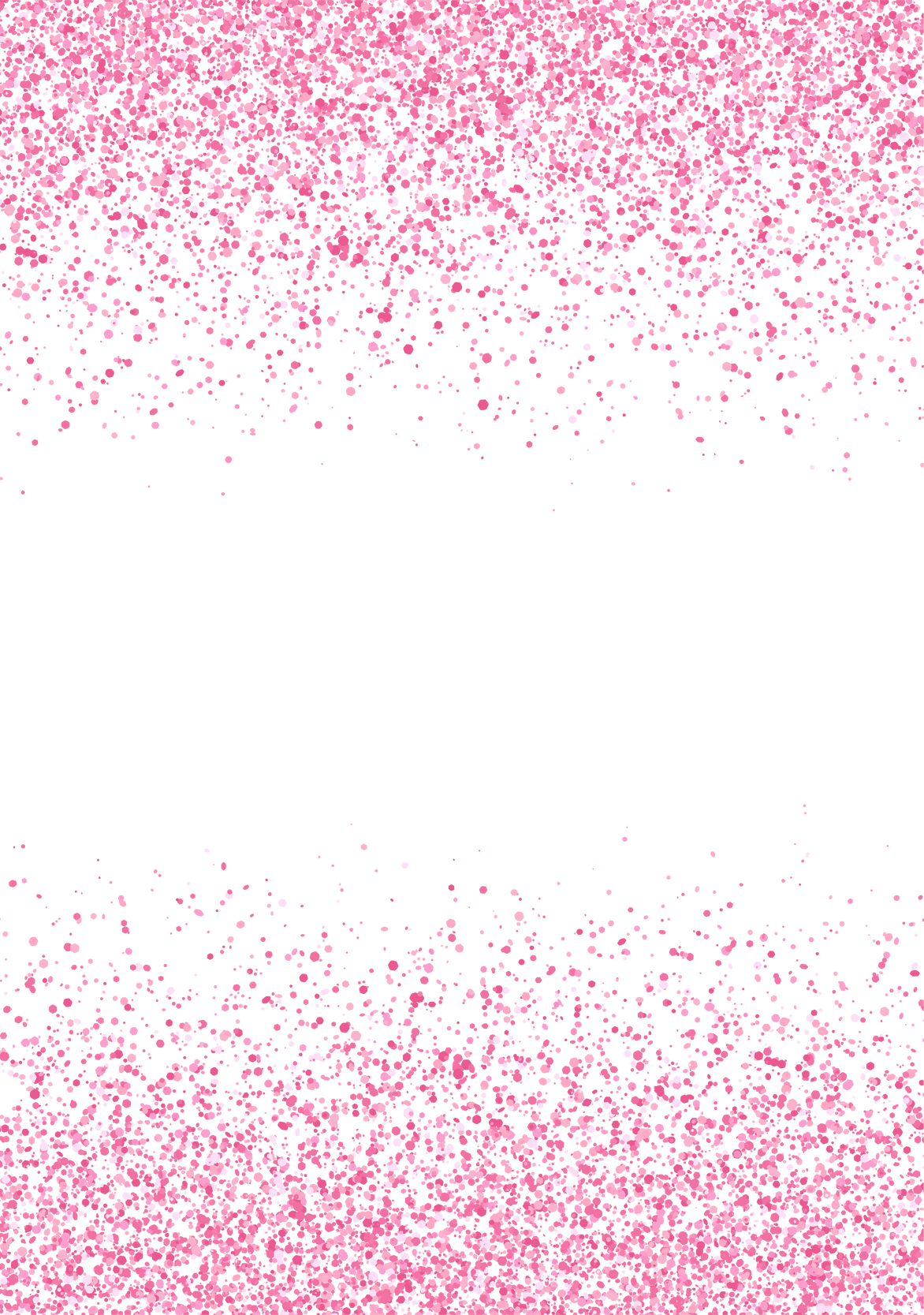 Sparkling pink glitter border